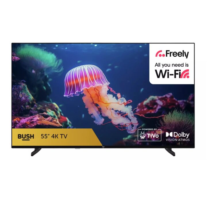 Bush 55 Inch 55UT24SB Smart 4K UHD HDR LED TiVo Freely TV
