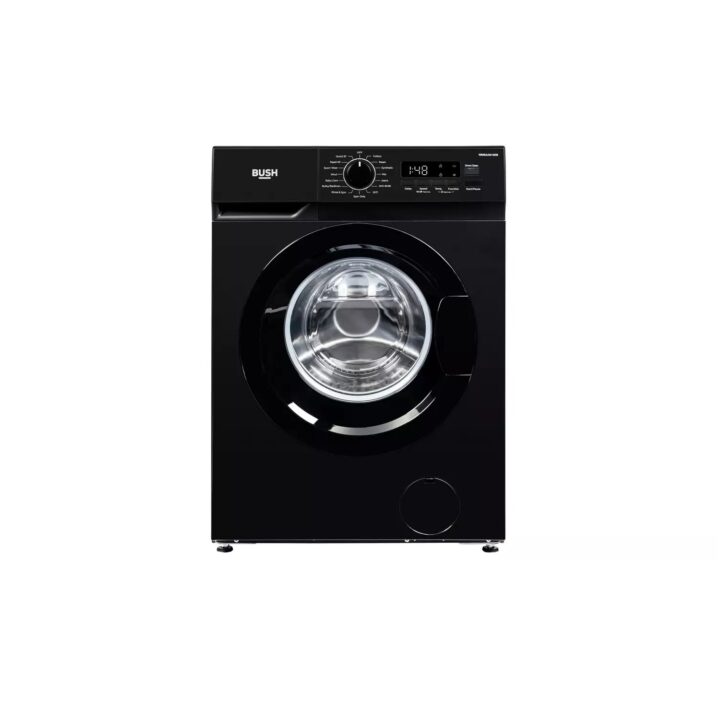 Bush WMSAA814EB 8KG 1400 Spin Washing Machine - Black